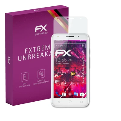 atFoliX Glass Protector for Alcatel One Touch Pixi 4 (5) 9H Hybrid-Glass - image 1 of 4