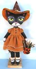 Cloth Folk Art Doll Pattern "Black Cat" by Susan Barmore