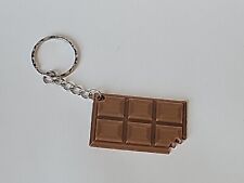 Chocolate Bar 3D Keyring Keychain key ring chain Gift Charm Easter Choccy Food