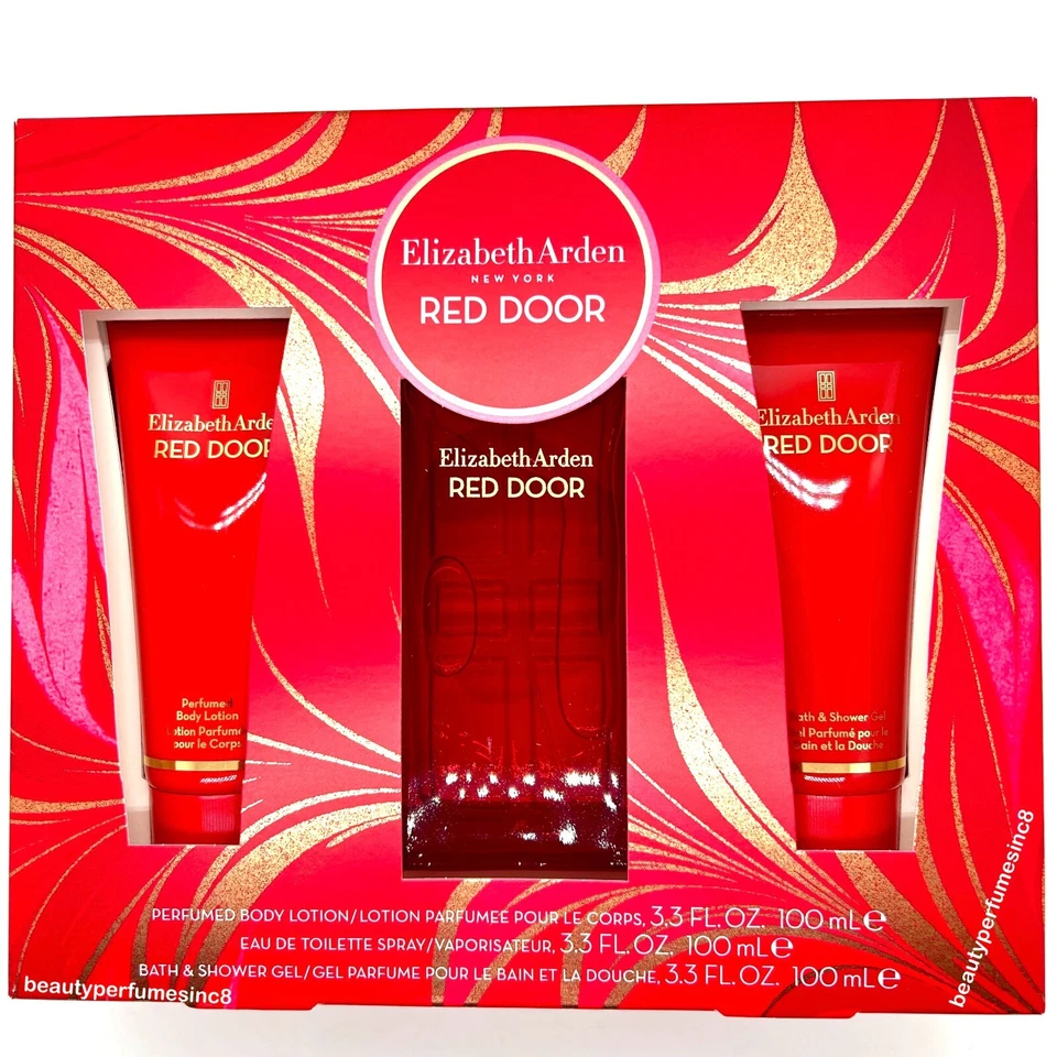 Red Door by Elizabeth Arden Gift Set for Women Spray New (3.3 oz x 3) - Image 1 of 1
