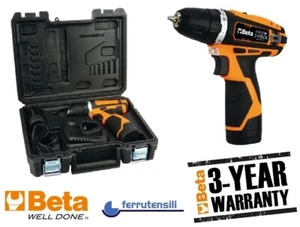 KIT TRAPANO AVVITATORE ULTRACOMPATTO 12V BETA 1972/K12V-10 - Foto 1 di 2