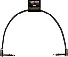 Ernie Ball 12 Single Flat Ribbon Stereo Patch Cable - Black