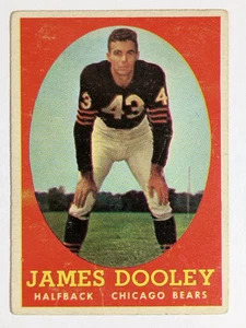 1958 Topps #8 Jim Dooley (POOR) - Picture 1 of 2