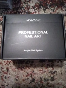 Morovan Professional Acrylic Nail Kit System Nail Art Set Brand New- - Picture 1 of 2