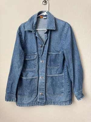 De Colección Envejecido Big Ben Denim Tareas Chaqueta Camisa Talla 40 Granja Rancho Ferrocarril EE. UU. Foto 1 de 4