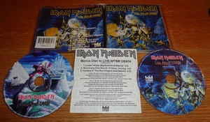 Iron Maiden Live After Death 2CD with Insert 1995 Castle Records - Picture 1 of 13