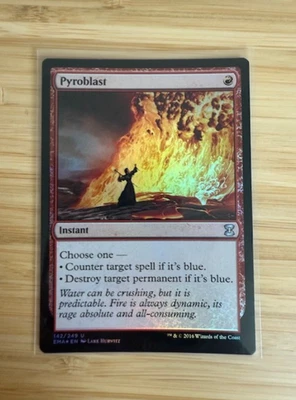 Magic the Gathering: Pyroblast Eternal Masters Foil NM - Image 1 of 2