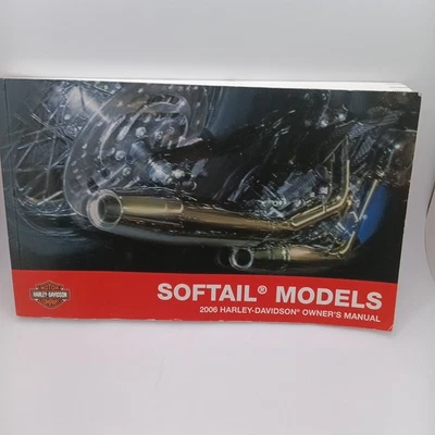 Harley-Davidson Softail Models 2006 manual del propietario 99469-06 tapa dura Foto 1 de 4