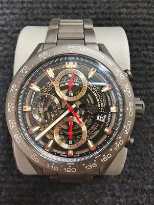 Reloj para hombre TAG Heuer Carrera negro 43,5 mm de JAPÓN Foto 1 de 4