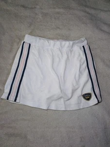 Juicy Couture Vintage Y2K Mini Skirt (SKORT) Size 8/10 White - Picture 1 of 6