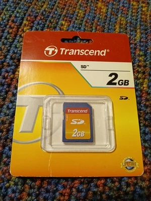 Genuine OEM Transcend 2GB SD Memory Card New - Image 1 of 2