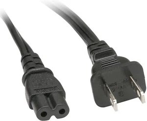 2-Prong AC Power Cord Cable For Epson EcoTank, Canon,  HP, Lexmark, Brother - Picture 1 of 1