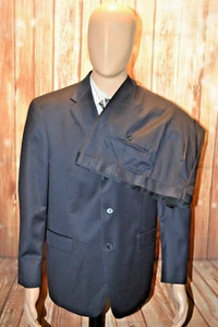 Austin Reed Men Wool Pinstripe 3 Front Button Suit Sz 42S Wst 36x30 - Picture 1 of 19