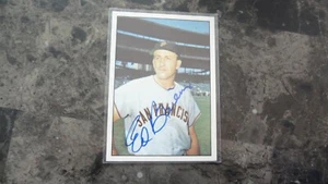 1978 TCMA ED BAILEY AUTOGRAPHED BASEBALL CARD - Picture 1 of 2