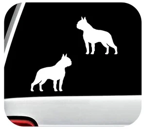 Boston Terrier Dog Decal Sticker Set for Car Window Pet Gift Accessory Art BG911 - Picture 1 of 9