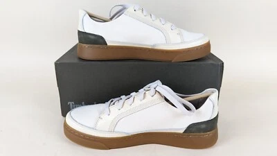 Timberland Atlanta 绿色 EK+ 运动鞋 女式 9.5 Biege 帆布 系带鞋 全新无标签 — 第 1/4 张图片