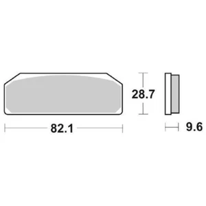 Front Racing Brake Pads SBS 845DC - Picture 1 of 1