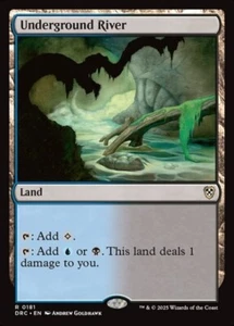 MTG - UNDERGROUND RIVER - Aetherdrift Commander (R) - Picture 1 of 1