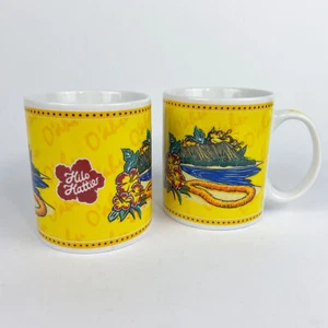 Hilo Hattie Set of 2 Coffee Mugs 2002 Island Heritage - Picture 1 of 12
