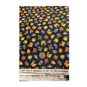 Vintage CA 1994 Stutz Horowitz All Fruits 6054 Heavy Cotton 58 W X 5 yds - Picture 1 of 1