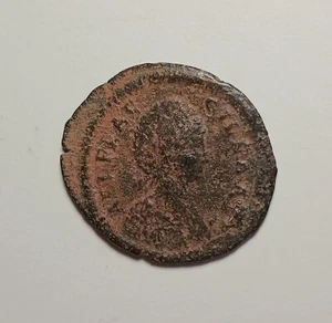 Roman Imperial - Aelia Flaccilla (379-386 AD) Constantinople AE Victory Coin - Picture 1 of 2