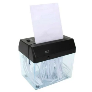 Streifenschnitt Aktenvernichter Papier Schredder Reißwolf Shredder - Bild 1 von 12