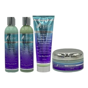 4 Piece The Mane Choice Tropical Moringa Sweet Oil & Honey Moisture Collection - Picture 1 of 12