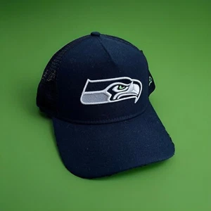 SEATTLE SEAHAWKS NEW ERA ADJUSTABLE MESH HAT - Picture 1 of 4