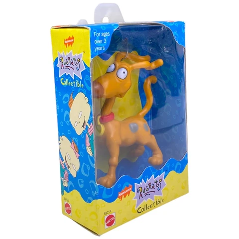 New 1997 Mattel Rugrats Spike Dog Collectible Figure Sealed Cover