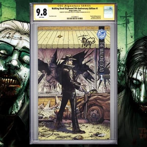 CGC 9.8 SS Walking Dead #1 Skybound 5th Anniversary signed by Kirkman & Moore - Picture 1 of 2