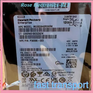 MO003840RXKRK NEW Seagate/HPE 3.84TB 2.5" SAS 12G Server SSD Solid State Drive - Picture 1 of 3