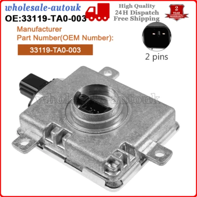 For Mitsubish W3T16271 MK4 Xenon HID Headlight Ballast ECU Control Unit D2S D2R - Image 1 of 4