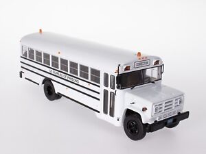 GMC Schoolbus US Bureau of Prisons 1990 USA 1:43 Bus Hachette IXO diecast BUS076