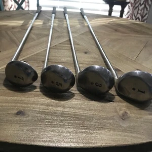 4 Vintage Metal Fairway Woods Golf Clubs True Temper Flex Flow Shaft 1, 3, 5, 7 - Picture 1 of 11
