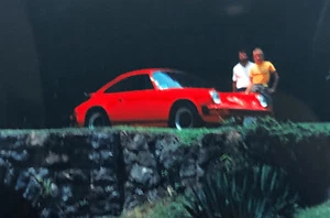 Porsche 911 Car 35mm Photo Slide Vintage 1981 - Picture 1 of 3