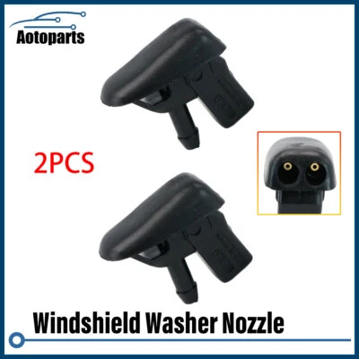 2Pcs Fit 2010-2013 Ford Transit Connect Windshield Wiper Washer Nozzle Spray Jet - Image 1 of 4