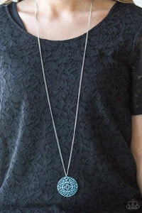Paparazzi Necklace - Midsummer Musical - Blue - Picture 1 of 7