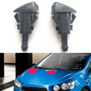 2x For Chevrolet Aveo 2011-2022 Front Hood Windshield LH RH Wiper Water Nozzle - Picture 1 of 2