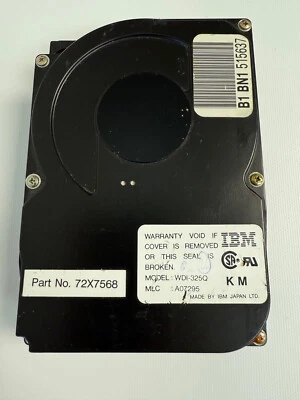 IBM WDI-325Q 72X7568 20MB HARD DRIVE *AS-IS NON WORKING* - Image 1 of 4