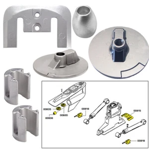 Tecnoseal Magnesium Anode Kit w/ Hardware Mercury Bravo 3 2004-Present 20805MG - Picture 1 of 1