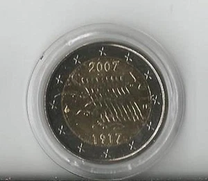 2 euro commemorativo Finlandia 2007 - anniversario di Indipendenza - Foto 1 di 1