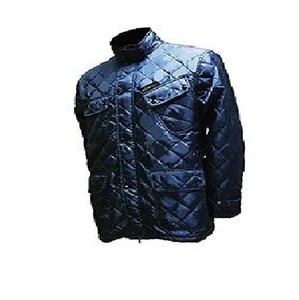 Heated Padded Jacket Battery Powered Walking Football Fishing New BLUE   - Picture 1 of 1