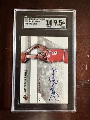 2003-04 SP Authentic - Sp Signatures Julius Erving #JE-A (AU) - Image 1 of 2