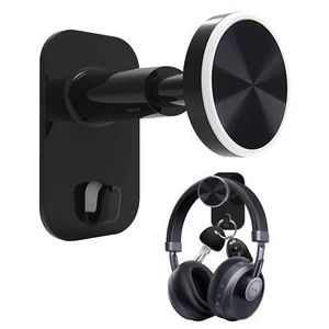 Headphone Stand Desktop PC Gamin Headset Stand Holder Adhesive Bracket Hanger - Picture 1 of 11