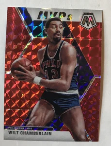 2019-20 PRIZM MOSAIC Red PRIZM MVP'S #300 WILT CHAMBERLAIN PHILADELPHIA 76ERS - Picture 1 of 2