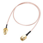 SMA Male to SMA Female Bulkhead Antenna Cable RF RG316 Coax Cable 0.8M/2.6Ft