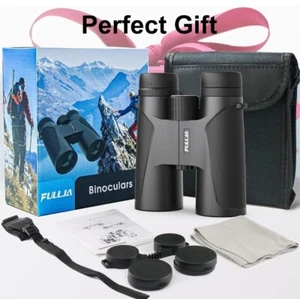 FULLJA 12x42 High Power Compact Binoculars for Adults HD Binoculars /Waterproof - Picture 1 of 5