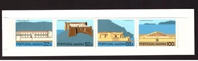 Portugal 1986 Madeira Fortresses booklet set stamps - Image 1 of 2