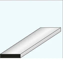 Maquett Styrene 409-56 1 piece 1.00mm H x 4.00mm W x L 1000mm Strip - Picture 1 of 3