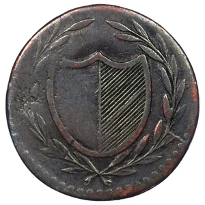 Allemagne - 1 pfennig 1819 - Francfort sur le Main - cuivre - KM.Tn5 - monnaie - Imagen 1 de 2